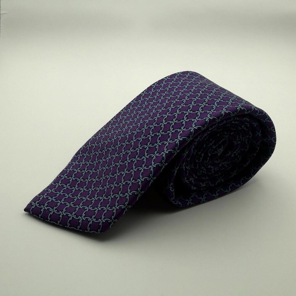 Brooks Brothers Makers Mens Neck Tie Silk Blue Purple